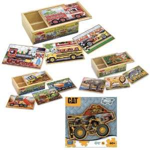  Melissa & Doug Deluxe Vehicles, Construction, and Animals 