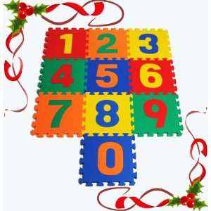  Educational Counting Numbers Foam Mats for Children 12 X 