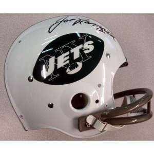  Joe Namath Autographed Helmet   NY Full Size Classic TK 