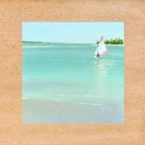  Beach Memories, Fine Art Canvas Transfer by Jacqueline 