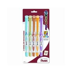    Pentel® 24/7™ Highlighter, Five Color Pack