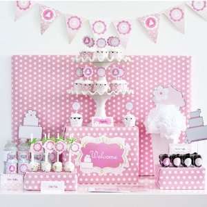  Pink Cake Themed Party Kit