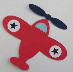 Airplane ~*~ Cricut Die Cuts Kids Toys B is for Boys Scrapbooking 