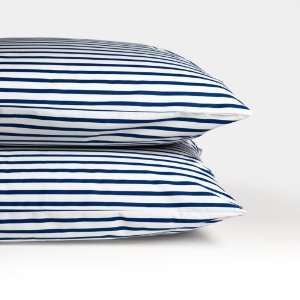   Pillowcases (Set of Two)   Navy, King 