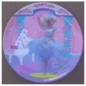  8 3/4 Barbie Plastic Plate 
