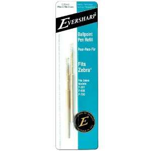  Eversharp Refill for Zebra Ballpoint Pens   Black Medium 