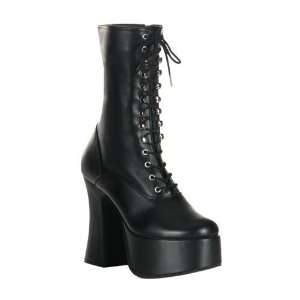  Demonia SLU62/B/PU Womens Slush 62 Boots in Black PU Size 