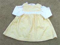Baby Girls sz 12 18 months GYMBOREE Daisy the Cow Line Yellow Corduroy 