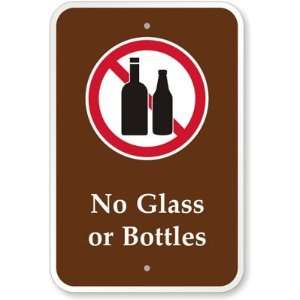   or Bottles (with Graphic) Aluminum Sign, 18 x 12