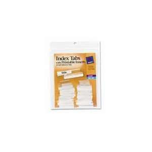  Self Adhesive Plastic Tabs and Laser Printable Inserts, 1 