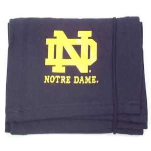    Notre Dame Fighting Irish Navy Sweatshirt Scarf