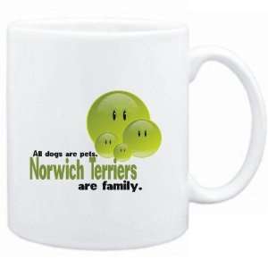  Mug White FAMILY DOG Norwich Terriers Dogs Sports 