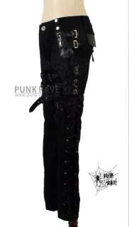 Gothic PUNK visual kei Rock street Rock Belt trousers pants S XXL FREE 