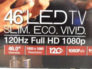 Westinghouse 46 Class LED HDTV 1080p 120Hz Model LD 4655VX  