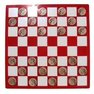   CAMIC designs REP001CKS Laser Etched Iguana Checkers Set Toys & Games