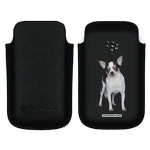  Chihuahua on BlackBerry Leather Pocket Case  Players 