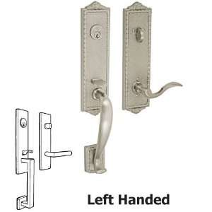 French colonial egg & dart handleset in brushed nickel