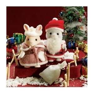   Playthings Calico Critters Santa & Mrs. Claus Toys & Games