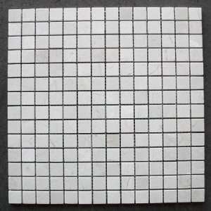 Crema Marfil 3/4x3/4 Square Mosaic Tile Polished   Marble from Spain