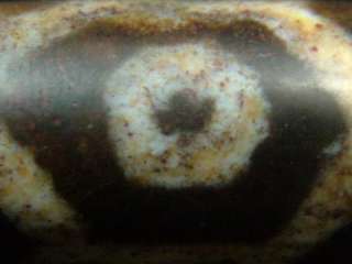 Mystical Tibet Cinnabar Dots Old*9 Eyed*Dzi bead 59mm  