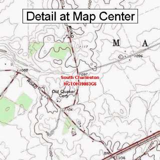  USGS Topographic Quadrangle Map   South Charleston, Ohio 