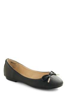 Black Casual Flat  Modcloth