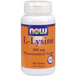  Now Foods L lysine 500mg, 100 Tablets Health & Personal 