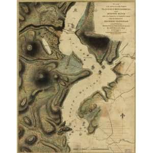  1784 Map Fort Montgomery, NY, History, Revolution