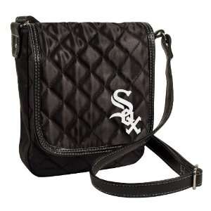    MLB Chicago White Sox Quilted Purse, Black