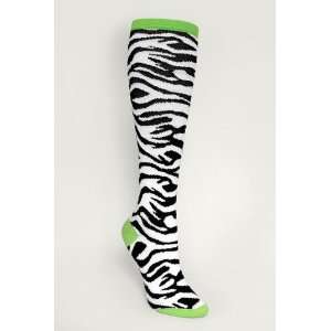 Black & White Zebra Coolmax Tall Socks 