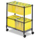 Safco Two Tier Rolling File Cart