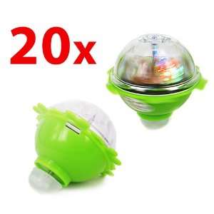  20 x HDE (TM) LED Spinning Light Up Top Toy Toys & Games