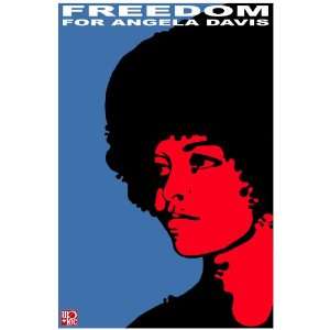 11x 14 Poster. Freedom for Angela poster. Decor with Unusual images 
