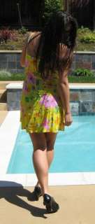 Jams World Rayon Summer Mini Sun Dress M  