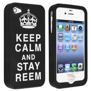   Case , Black w/ Keep Calm And Stay Reem Cell Phones & Accessories