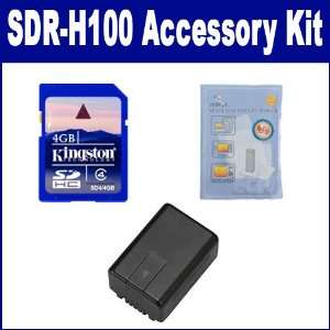  Panasonic SDR H100 Camcorder Accessory Kit includes 