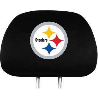   ProMark Pittsburgh Steelers Head Rest Covers   Set of 2   
