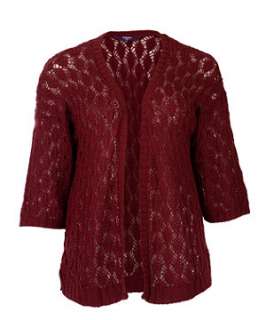 Dark Red (Red) Inspire Pontelle Kimono Cardigan  242846261  New Look