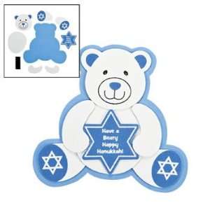  Hanukkah Bear Ornament Magnet Craft Kit   Craft Kits 