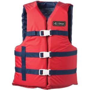  General Purpose Vest Red Navy For Water Activities Adjustable 