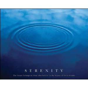  Motivational 16x20 Poster Print Serenity (Water Drop 