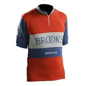  Brooks Short Sleeve Jersey XXL Orange/Light Blue Sports 