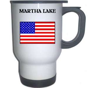  US Flag   Martha Lake, Washington (WA) White Stainless 