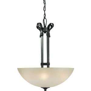Forte Lighting 2396 04 11 Natural Iron Traditional / Classic 20Wx25.5H 
