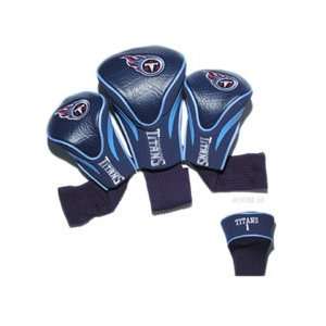  Team Golf NFL Tennessee Titans   3 Pack Contour Sock Headcovers 