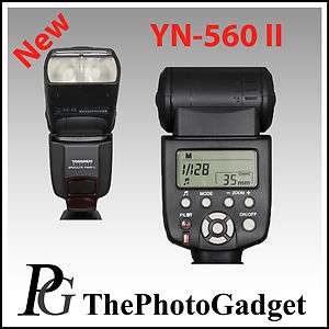   YN 560II Upgraded Flash for Canon 7D 60D 400D 450D 550D 600D 5DII 1D