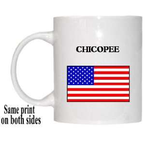  US Flag   Chicopee, Massachusetts (MA) Mug Everything 