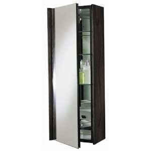   12 Inch Wide Mirrored Cabinet with Left Handed Door