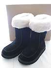 NIB UGG Downtown Boots Girls  Sizes 2 and 3 Black, Size 4 Chesnut