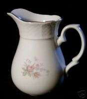 Thun Czechoslovakia Rosebud Basketweave Creamer  